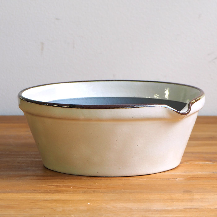 かもしか道具店　すりバチ　大　白