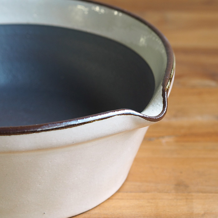 かもしか道具店　すりバチ　大　白