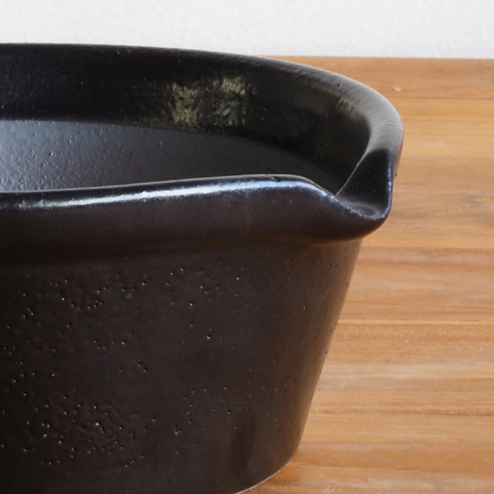 かもしか道具店　すりバチ　黒