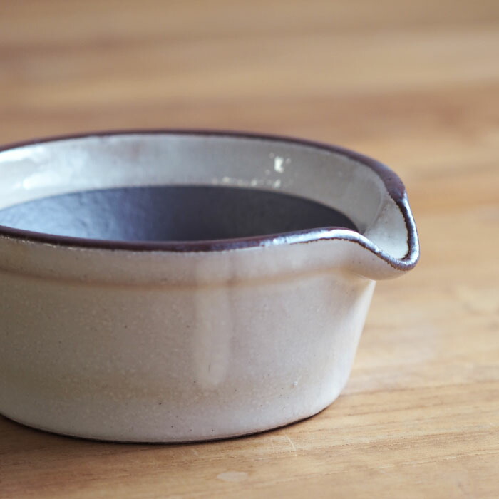 かもしか道具店　スパイスすりバチ　白