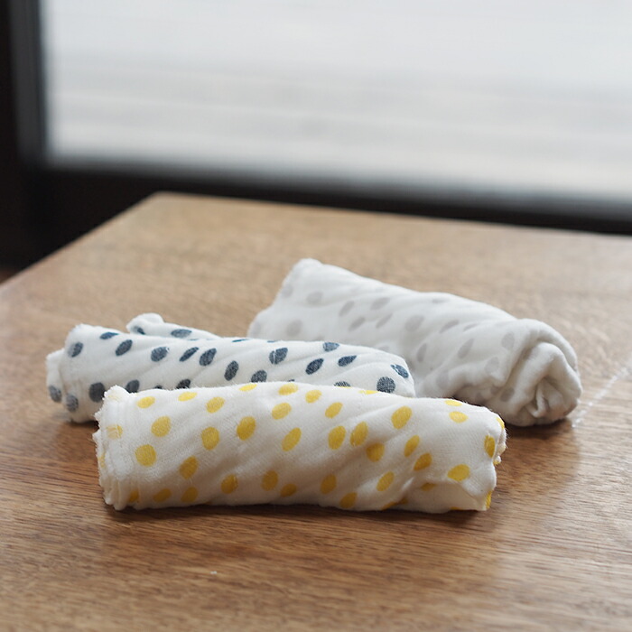 中川政七商店　「手描きの風合いの」かや織ふきん　あられ　薄墨