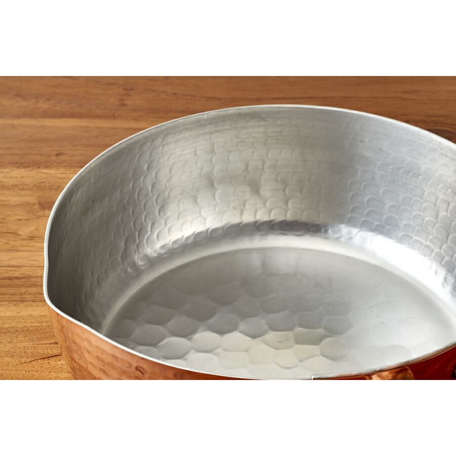 中村銅器製作所　銅行平鍋　21cm