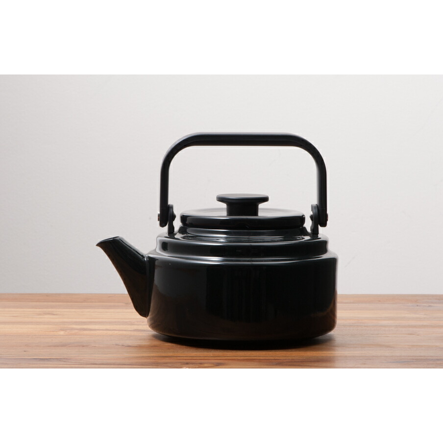 野田琺瑯　アムケトル　ブラック