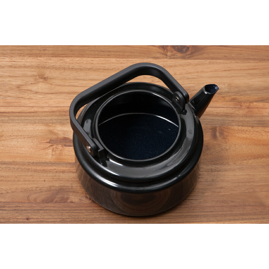 野田琺瑯　アムケトル　ブラック