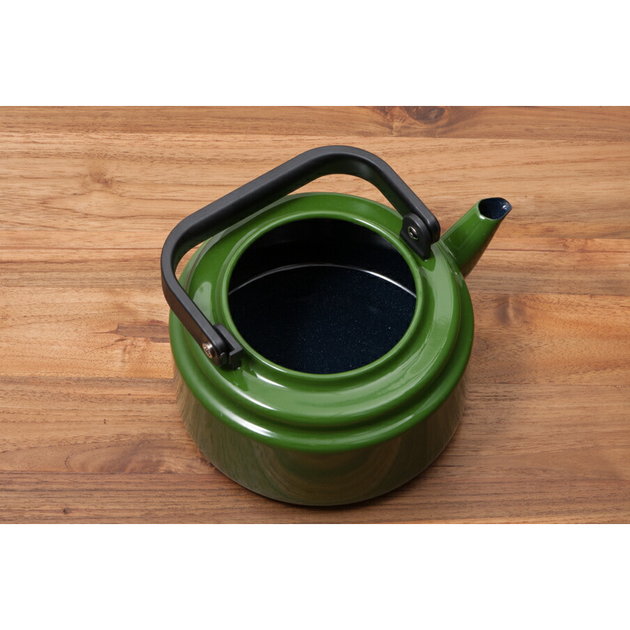 野田琺瑯　アムケトル　グリーン
