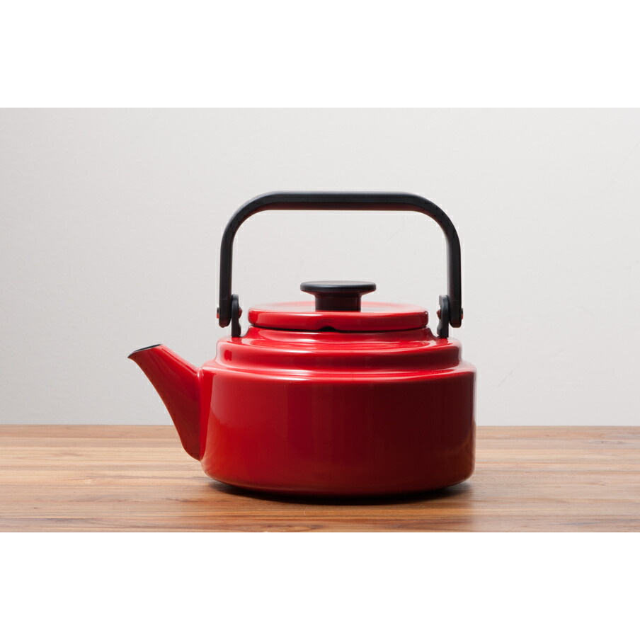 野田琺瑯　アムケトル　レッド
