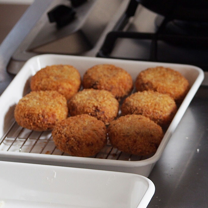 野田琺瑯　バット　全白　15取