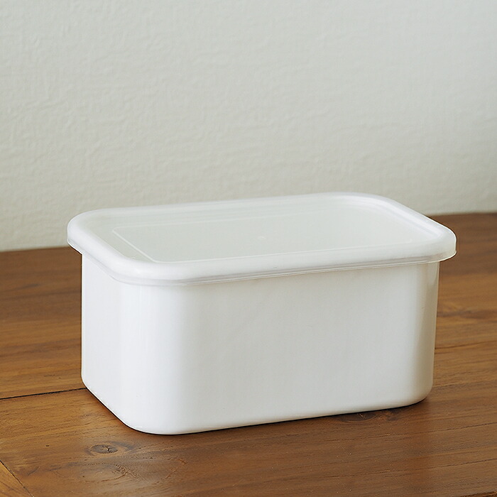 野田琺瑯　ホワイトシリーズ　レクタングル深型　LL