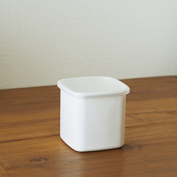 野田琺瑯　ホワイトシリーズ　スクウェア　L