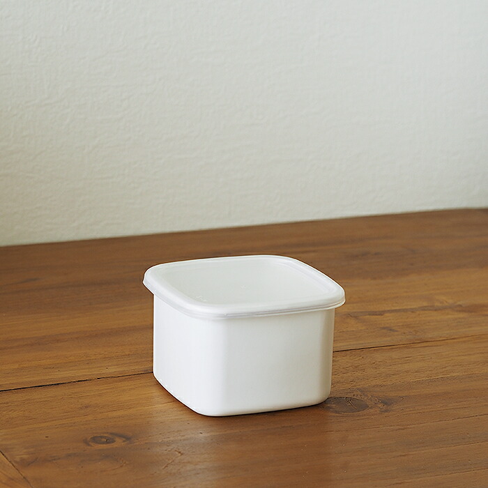 野田琺瑯　ホワイトシリーズ　スクウェア　M