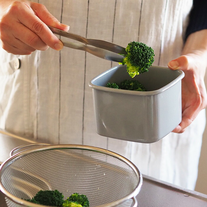 野田琺瑯　+Gray　スクウェア　M