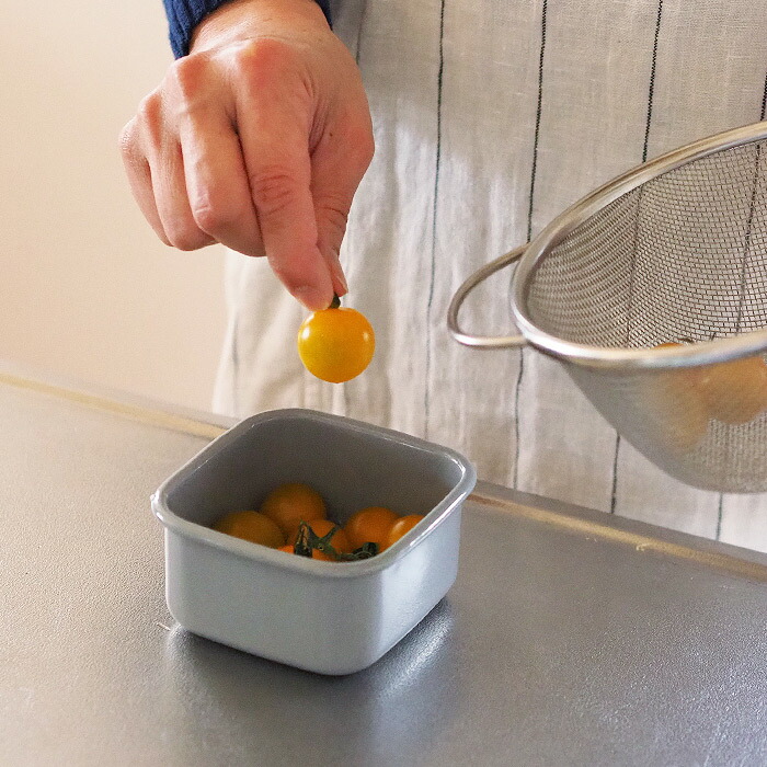 野田琺瑯　+Gray　スクウェア　S