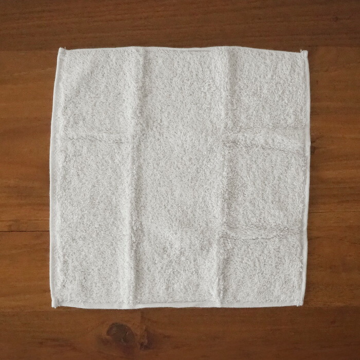 洗濯脱水するだけですぐ乾くおしぼりタオル　グレー