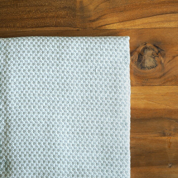 【プロキッチン別注】フコカ　キッチンクロス　ライトグレー　ハーフサイズ　34×46cm　/　Fucoca.