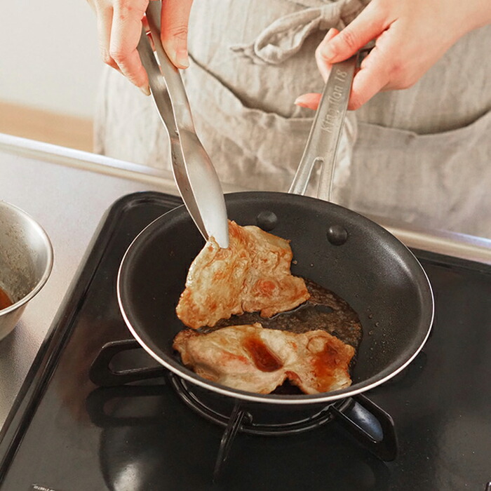 【4月より値上げ】中尾アルミ製作所　キングフロンフライパン浅型 18cm