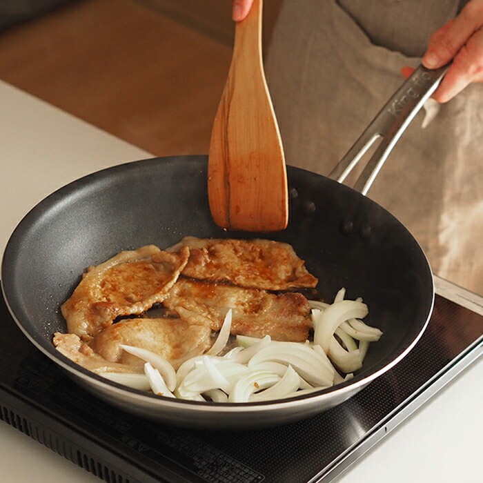 【4月より値上げ】中尾アルミ製作所　キングフロンフライパン浅型 27cm