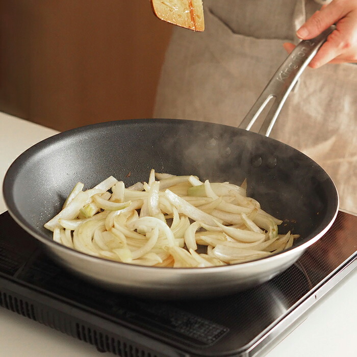 【4月より値上げ】中尾アルミ製作所　キングフロンフライパン浅型 27cm