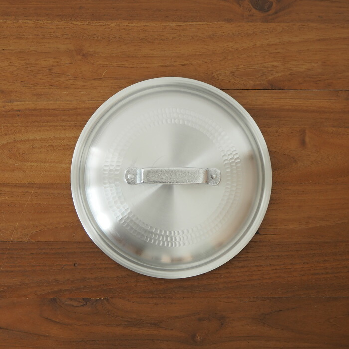 【4月より値上げ】【数量限定 10%OFF】中尾アルミ製作所　打出料理鍋用 フタ　24cm