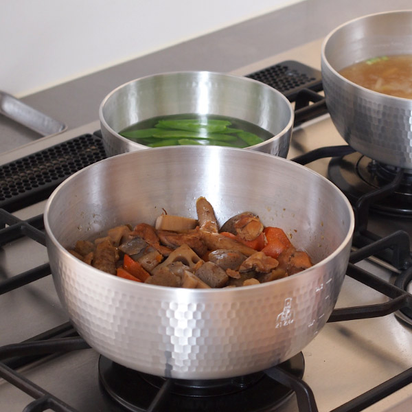 【4月より値上げ】中尾アルミ製作所　ヤットコ鍋　21cm