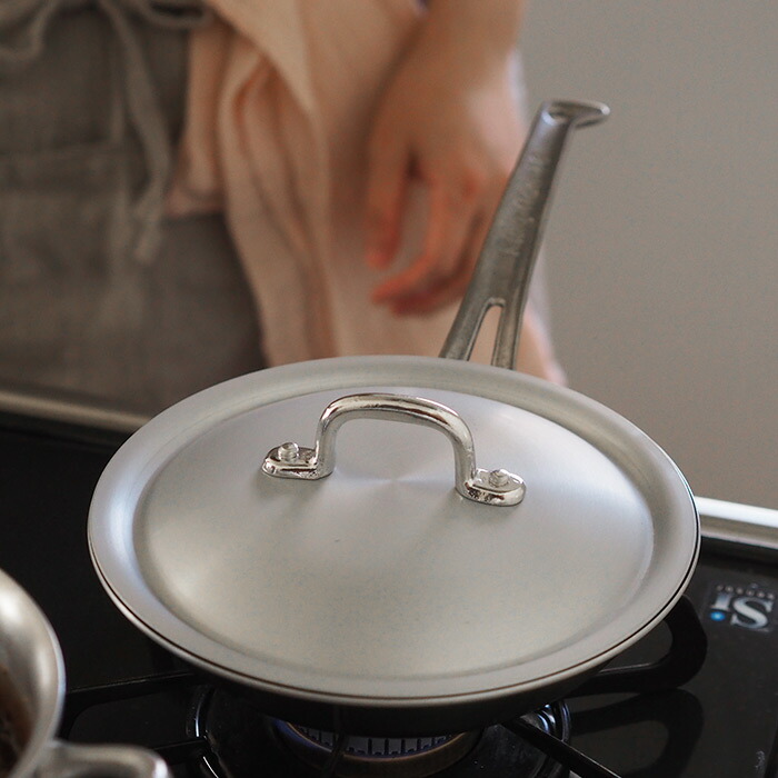 【4月より値上げ】中尾アルミ製作所　シルクフライパン　フタ　18cm