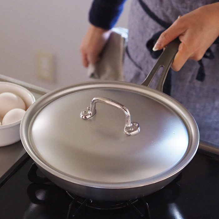 【4月より値上げ】中尾アルミ製作所　シルクフライパン　フタ　24cm