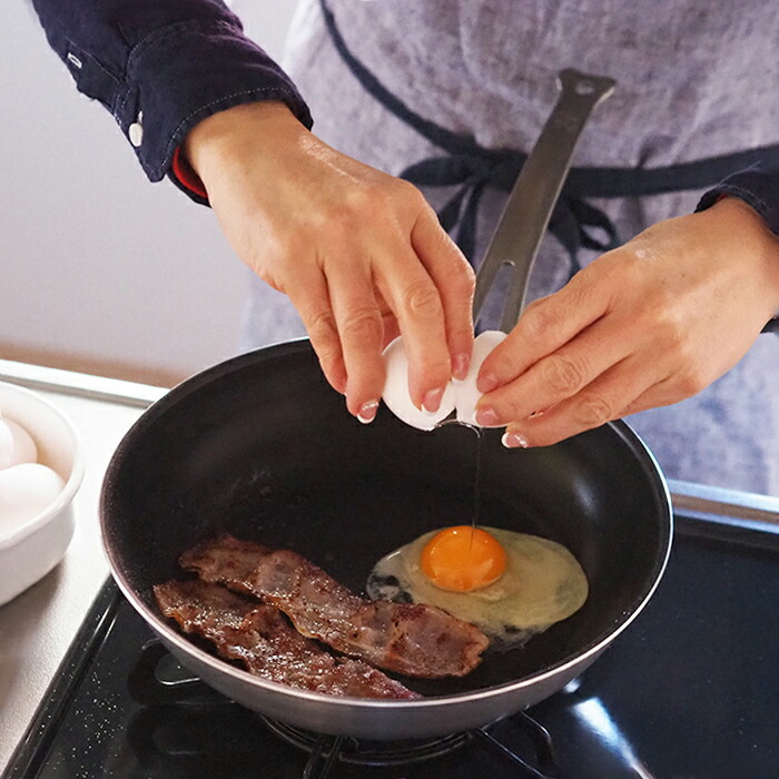 【4月より値上げ】中尾アルミ製作所　シルクフライパン　浅型（新ステンキャスト）　24cm