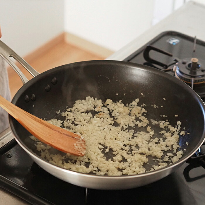 【4月より値上げ】中尾アルミ製作所　シルクフライパン　浅型（新ステンキャスト）　30cm