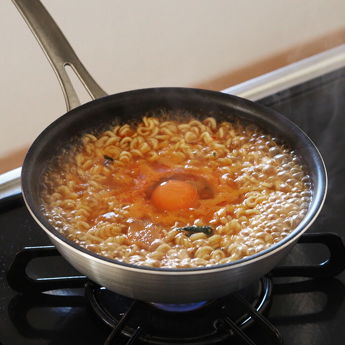 【4月より値上げ】中尾アルミ製作所　シルクフライパン　深型（新ステンキャスト）　18cm