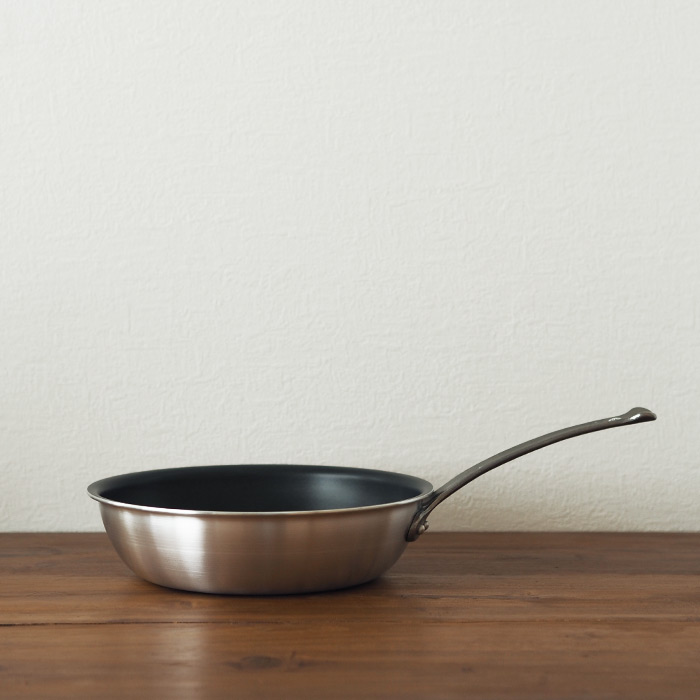 【4月より値上げ】中尾アルミ製作所　シルクフライパン　深型（新ステンキャスト）　24cm