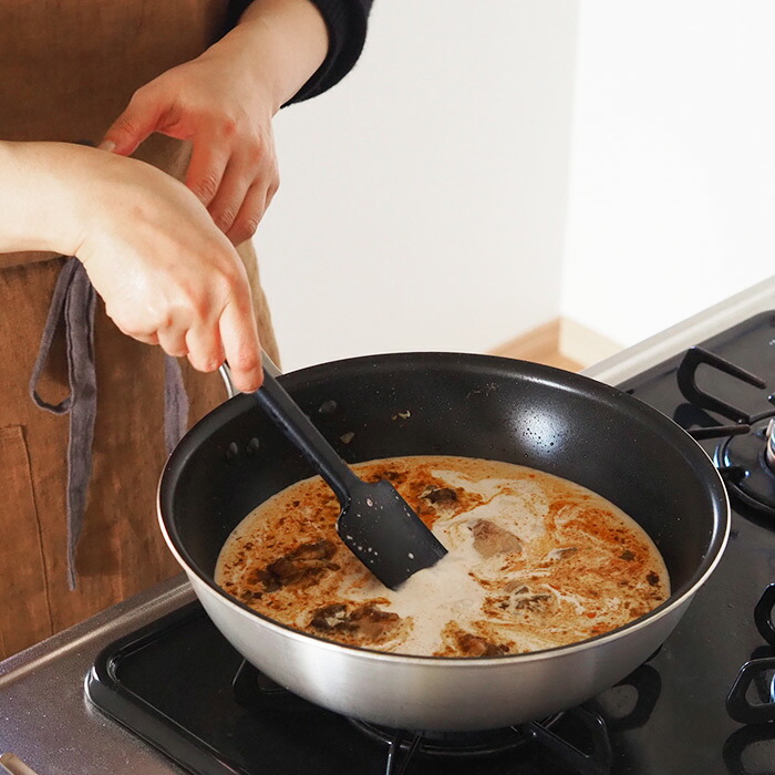 【4月より値上げ】中尾アルミ製作所　シルクフライパン　深型（新ステンキャスト）　27cm