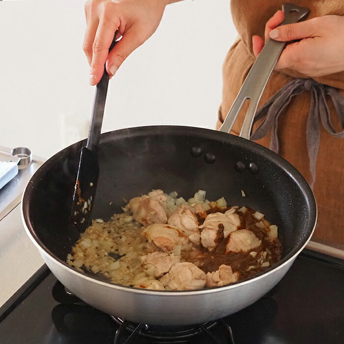 【4月より値上げ】中尾アルミ製作所　シルクフライパン　深型（新ステンキャスト）　27cm