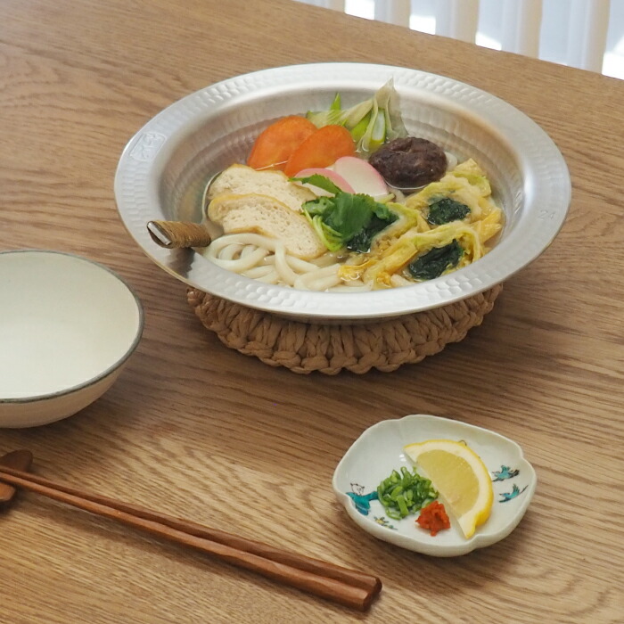 【4月より値上げ】中尾アルミ製作所　N-26　打出うどんすき鍋　24cm