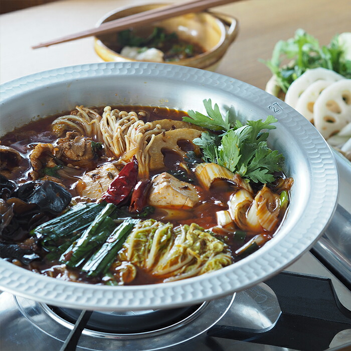 【4月より値上げ】中尾アルミ製作所　N-26　打出うどんすき鍋　27cm