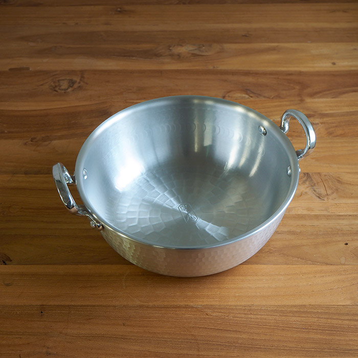 【4月より値上げ】中尾アルミ製作所　N-39　打出浅鍋（揚鍋）21cm