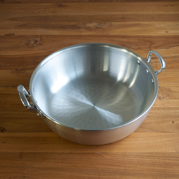 【4月より値上げ】中尾アルミ製作所　N-39　打出浅鍋（揚鍋）24cm