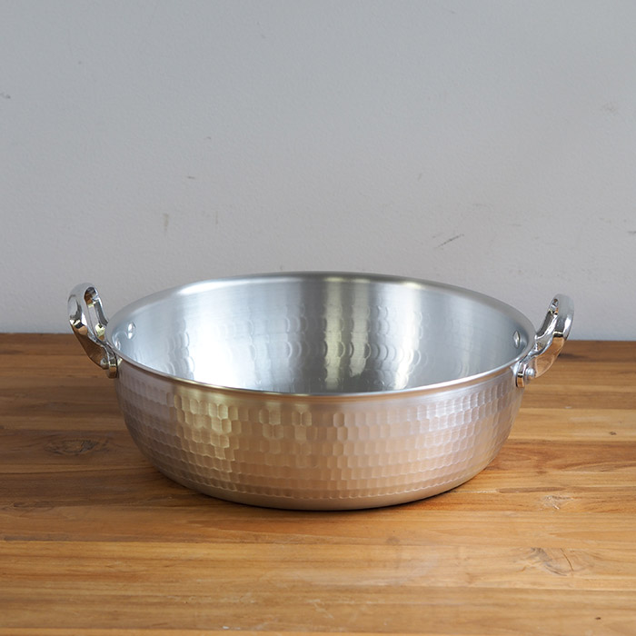 【4月より値上げ】中尾アルミ製作所　N-39　打出浅鍋（揚鍋）27cm