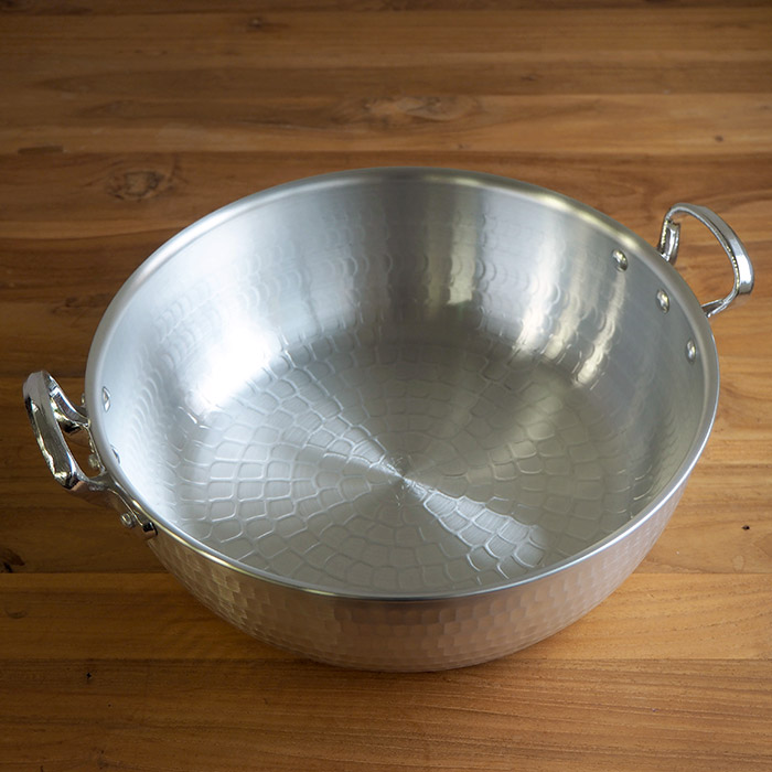 【4月より値上げ】中尾アルミ製作所　N-39　打出浅鍋（揚鍋）27cm