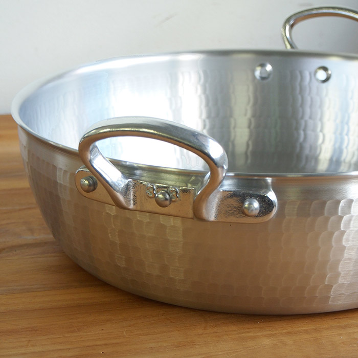 【4月より値上げ】中尾アルミ製作所　N-39　打出浅鍋（揚鍋）30cm