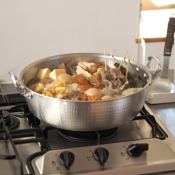 【4月より値上げ】中尾アルミ製作所　N-39　打出浅鍋（揚鍋）30cm