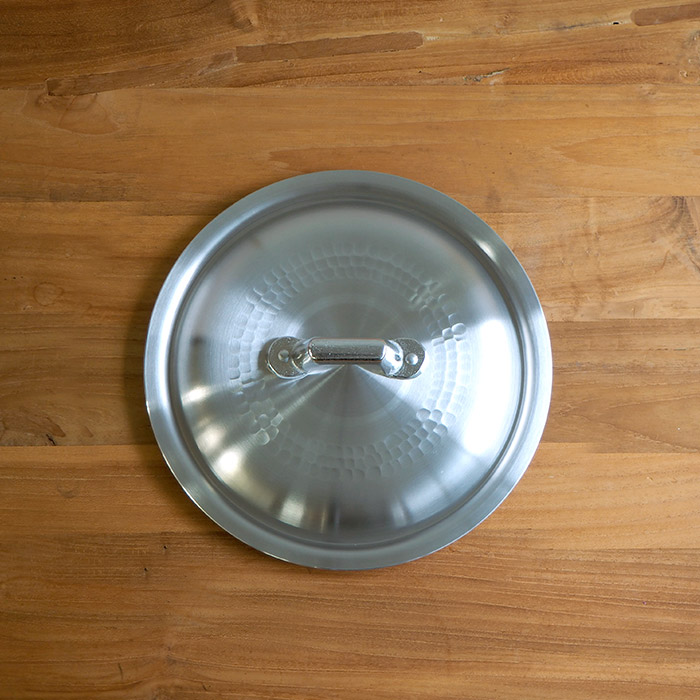 【4月より値上げ】中尾アルミ製作所　打出浅鍋（揚鍋）用フタ　21cm