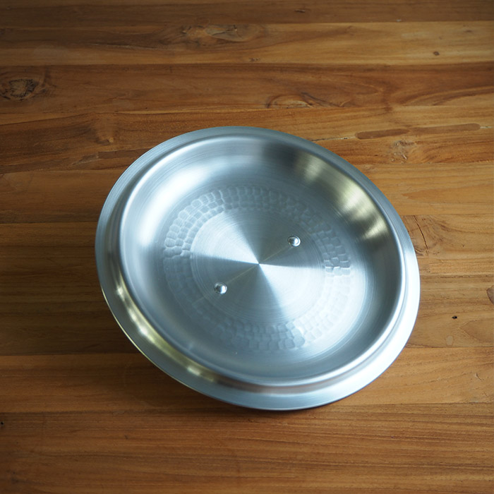 【4月より値上げ】中尾アルミ製作所　打出浅鍋（揚鍋）用フタ　21cm