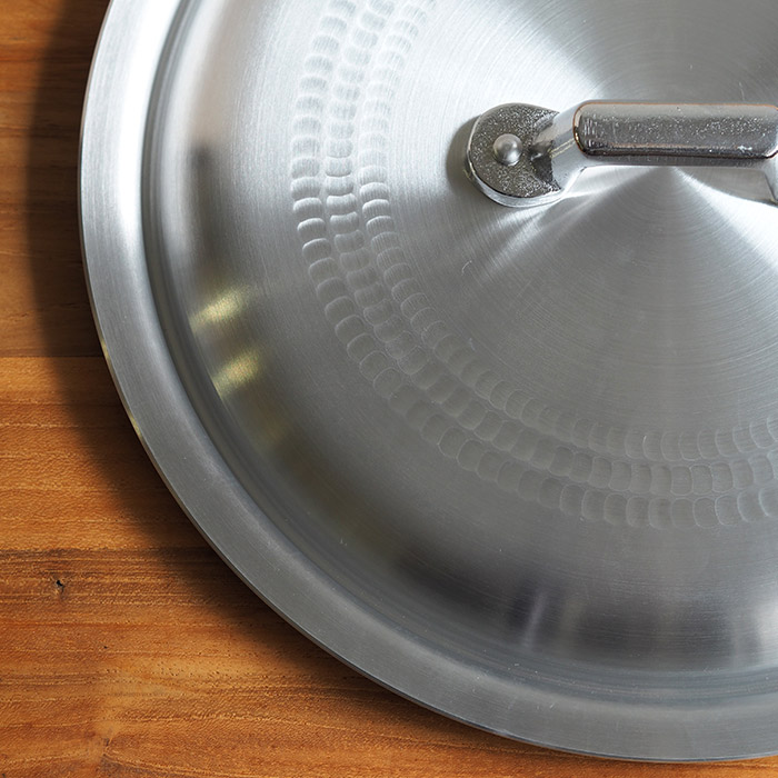 【4月より値上げ】中尾アルミ製作所　打出浅鍋（揚鍋）用フタ　27cm