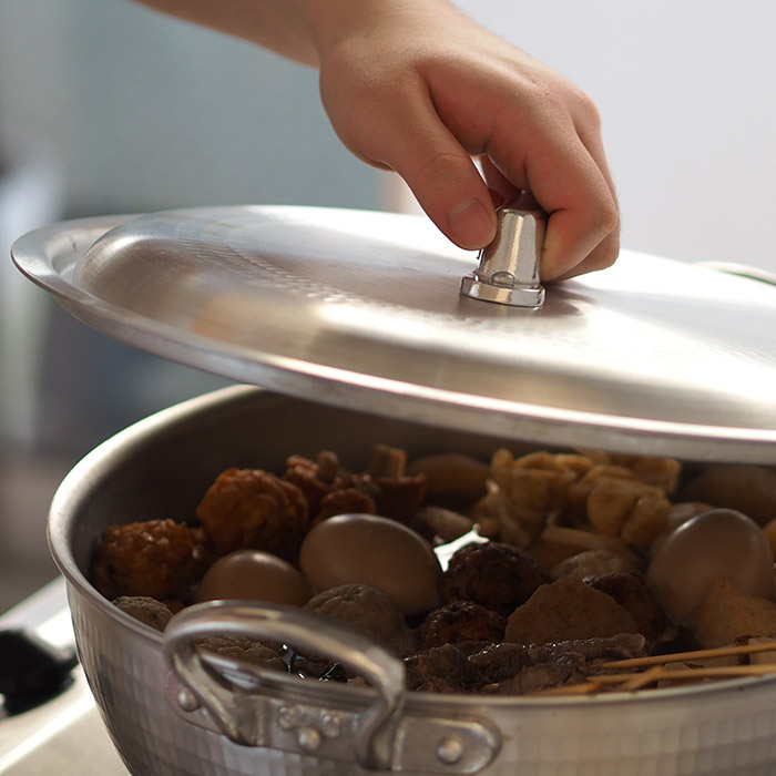 【4月より値上げ】中尾アルミ製作所　打出浅鍋（揚鍋）用フタ　30cm