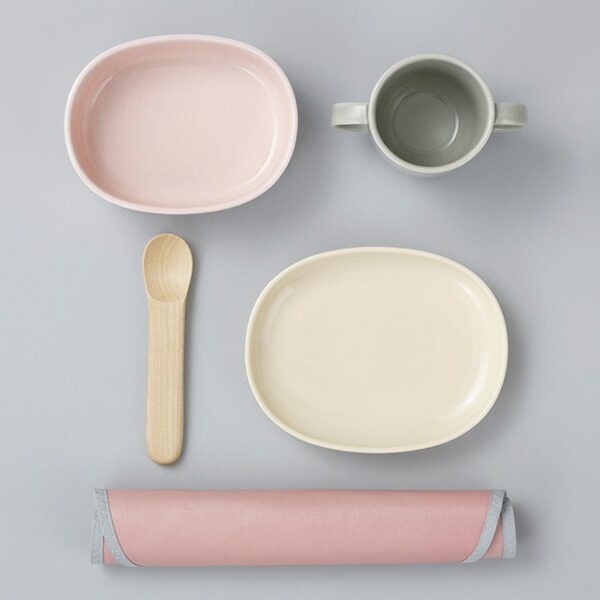NUPPU　Baby Set　赤ちゃんのお食事セット　ツインフラワー