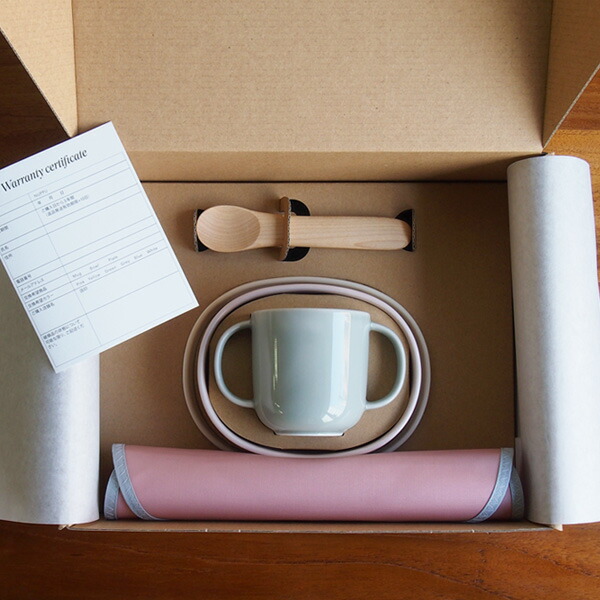 NUPPU　Baby Set　赤ちゃんのお食事セット　ツインフラワー