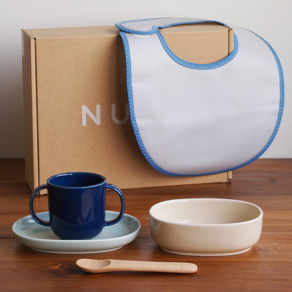 NUPPU　Baby Set　赤ちゃんのお食事セット　ウッドバイオレット