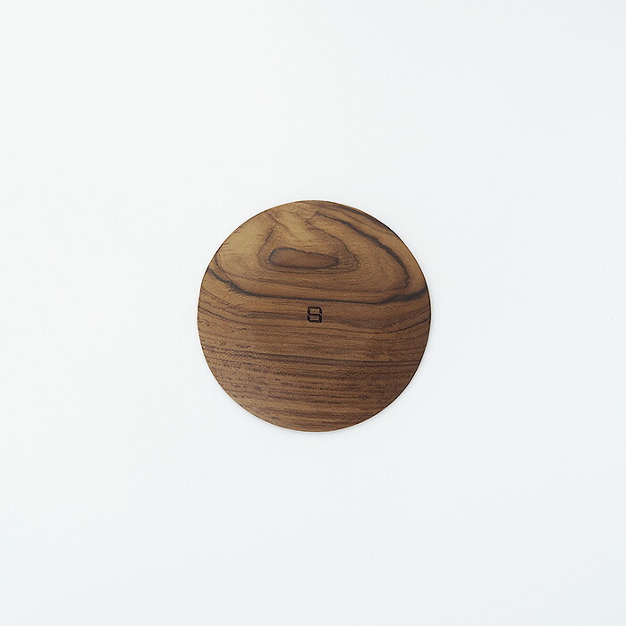 日曜雑貨　プレート ラウンドS　チーク　/　SUNDAY SUPPLIES