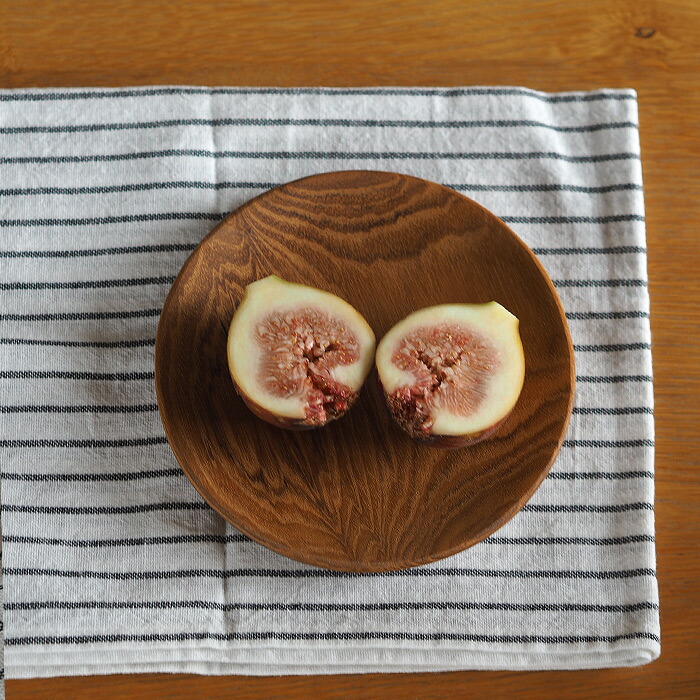 日曜雑貨　プレート ラウンドS　チーク　/　SUNDAY SUPPLIES