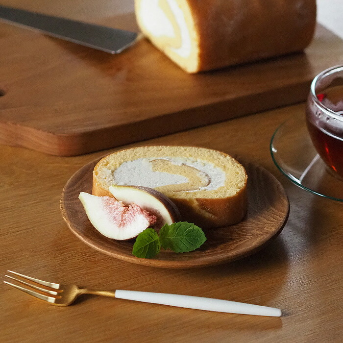 日曜雑貨　プレート ラウンドS　チーク　/　SUNDAY SUPPLIES