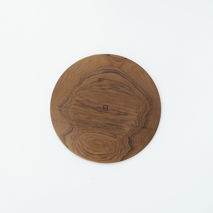 日曜雑貨　プレート ラウンドM　チーク　/　SUNDAY SUPPLIES